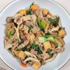 milkの作ってみた!投稿(豚バラ厚揚げと青梗菜の香味しょうゆ炒め【#下味冷凍】)