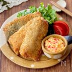 さくさく香ばしい♩チーズ風味のアジフライ