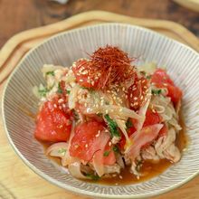 【トマトのやみつき豚しゃぶ】ごはんも素麺も進む！