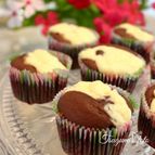 クリームチーズがたまらないおいしさ♡絶品チョコレートマフィン
