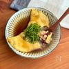 柚子胡椒あんの明石焼き風出汁オムレツ