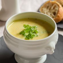 レミーのおいしいレストラン風【じゃがいもと白ねぎのスープ】