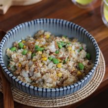 【ボウルで混ぜるだけ】枝豆とホタテの梅ごはん