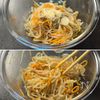 【もやしと人参のナムル】火を使わず5分！万能すぎる節約副菜♪の工程2
