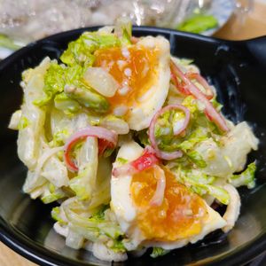 もんぶらん°・*:.。.☆の作ってみた!投稿(抱えて食べたい《白菜と卵♡胡麻マヨサラダ》)