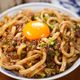 行列のうどんそば④ぶっ濃い濃厚ソースのもっちり油うどん🤩　