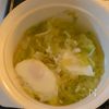 【これ一杯で満足】甘みじゅわ！キャベツと半熟落とし卵の味噌汁の工程2