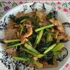 万福の作ってみた!投稿(ワンパン10分!【豚肉と小松菜のオイスター炒め】ご飯すすむ♩)
