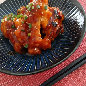 シカハリーの作ってみた!投稿("ガツン"と旨辛!!本格ヤンニョムチキン)
