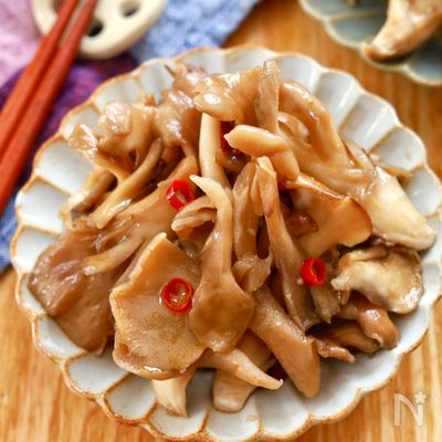簡単やみつき!舞茸としめじのナムル【レンジでできる3分副菜】