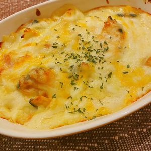 たらおの作ってみた!投稿(かぼちゃが甘い♡【かぼちゃグラタン】ホクホクとろ〜り♡)