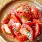 5分で完成！【トマトの胡麻和え】さっぱりおいしい♩