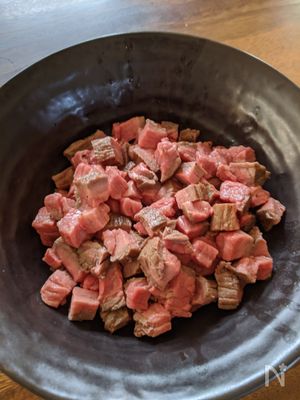 子供と作るサイコローストビーフ