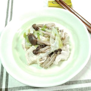 M＊Pの作ってみた!投稿(調味料1つ！鶏肉としめじの塩麹蒸し)