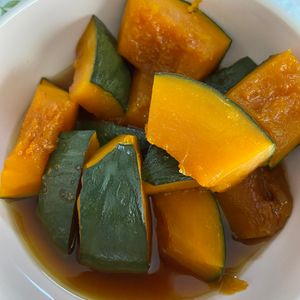 万福の作ってみた!投稿(【レンジで簡単！美味しいかぼちゃの煮物】おばあちゃんの味)