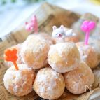 サクサク♬子供のおやつに！簡単☆米粉の揚げドーナツ♬