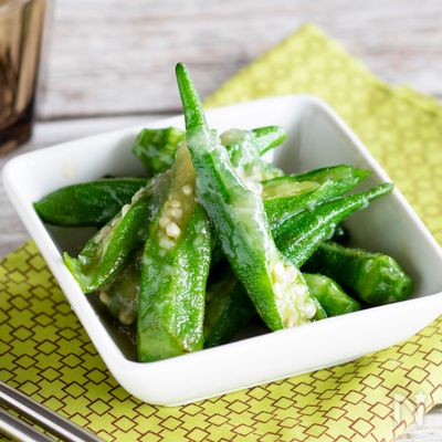 レンジで簡単！オクラのナムル