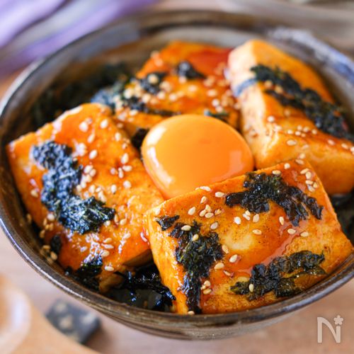 【やみつきヤンニョム豆腐丼】このために豆腐買いたい！