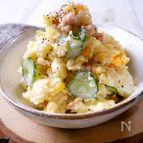 レンジで時短！『ベーコンポテトサラダ』10分で簡単♪