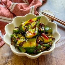 5分で完成！お箸が止まらないきゅうりと塩昆布のピリ辛和え