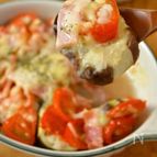 レンジで1発！とろとろ茄子とトマトのチーズ焼き