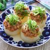 白だしふろふき大根そぼろ味噌餡♩箸で崩せる!とてつもない旨さ