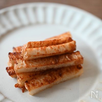 白だしだけで簡単味付け！材料3つで作れる♪絶品！揚げ長芋