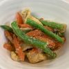 (・∀・)コロンの作ってみた!投稿(ヘルシー和食の惣菜♪いんげんと油揚げのごま味噌バター和え🥰)