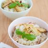 洋風たけのこごはん♪ベーコンとバジルの香り仕立て