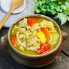 野菜たっぷり♡鶏肉ともち麦の塩麹スープカレー