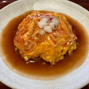 りんごの作ってみた!投稿(やさしい甘酸っぱさ♪【ふわとろ玉子丼】)
