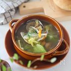 最高においしい！あさりと野菜のコンソメバタースープ