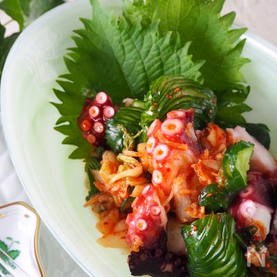 火を使わず3分で完成!たこときゅうりの韓国風【ご飯もお酒も】