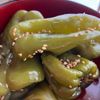 たぐともの作ってみた!投稿(クラッシュピーマンの丸ごとおひたし　大袋全消費)