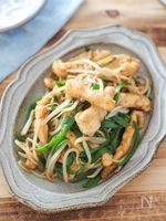 節約に!【胸肉ともやしの青椒肉絲風】