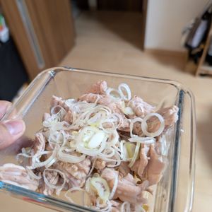 NYの作ってみた!投稿(おうち居酒屋開店♩【茹でるだけのせせりポン酢】)