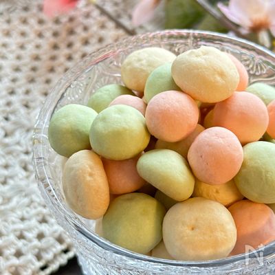 ひな祭りに♡【ひなボーロ】小麦粉不使用