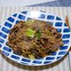 糸こんにゃくと牛肉のすき炒め