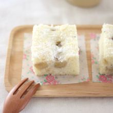 【ライスミルク×米粉】ココナッツバナナのスクエアケーキ