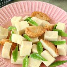 簡単ヘルシー！高野豆腐とさつま揚げの煮もの