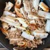 材料3つで簡単!《長芋とちくわの味噌マヨそぼろ炒め》の工程5