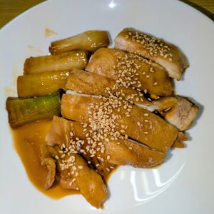 joe sanの作ってみた!投稿(調味料3つ！大さじ3！長ねぎと鶏肉の照り煮)