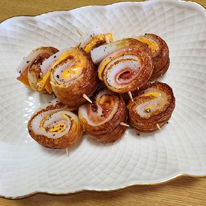 ナムディの作ってみた!投稿(【竹輪のペッパーチーズベーコン】簡単☆激うま☆お弁当にも◎)