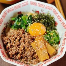 【具沢山 ピリ辛まぜそば】がっつり系麺料理が食べた時はコレ！