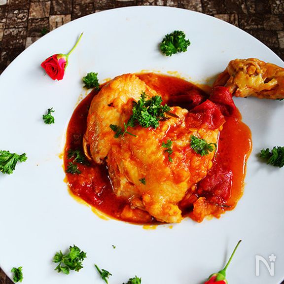 超簡単パーティーレシピ！鶏もも煮込