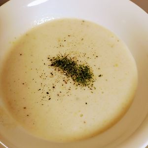 ゆみの作ってみた!投稿(とろ〜り長いもの豆乳ポタージュ【身体ぽかぽか♪】)