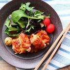 豚キャベツロールのチーズ焼き