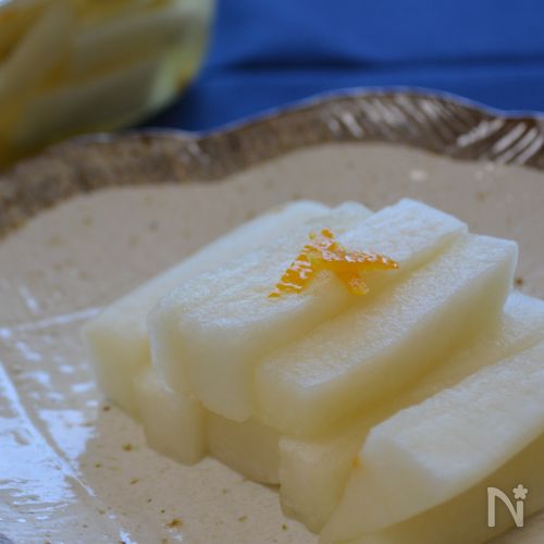 【ゆず大根】箸休めに。冷蔵庫から出して嬉しい味！