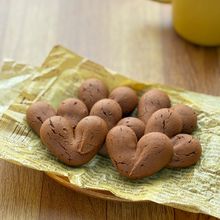 しっとりほろほろ　米粉のハートチョコクッキー