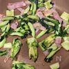 彩り野菜♪アレッタと明太子のクリームパスタの工程3